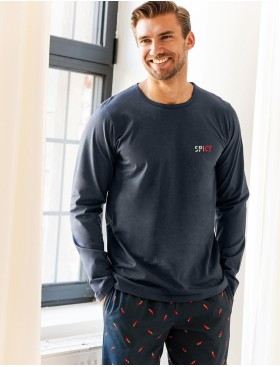 Мужская пижама Taro ERIC 3312-3313-01, Цвет: темно-синий, Размеры: L