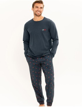 Мужская пижама Taro ERIC 3312-3313-01, Цвет: темно-синий, Размеры: L, изображение 2