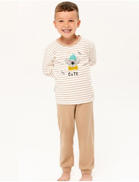 Детская пижама Taro ZAC 3308-3309-01, Цвет: бежевый, Размеры: 104, изображение 2
