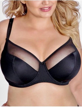 Бюстгальтер мягкий Akcent 1001 M черный, Цвет: черный, Размеры: 70L
