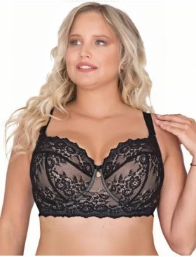 Бюстгальтер мягкий с подкроем Akcent A-48 M, Цвет: черный, Размеры: 70L, изображение 2