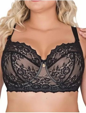 Бюстгальтер мягкий с подкроем Akcent A-48 M, Цвет: черный, Размеры: 70L