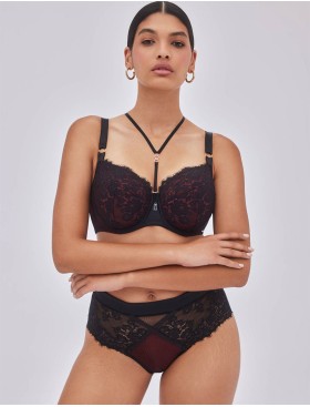 Бюстгальтер полупоролон Alles HEARTBEAT PU, Цвет: черный, Размеры: 70I, изображение 5