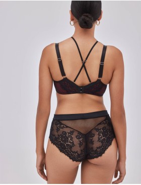 Бюстгальтер полупоролон Alles HEARTBEAT PU, Цвет: черный, Размеры: 70I, изображение 6