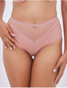 Высокие трусы слипы Alles NUDE ROSE classic, Цвет: пудра, Размеры: L