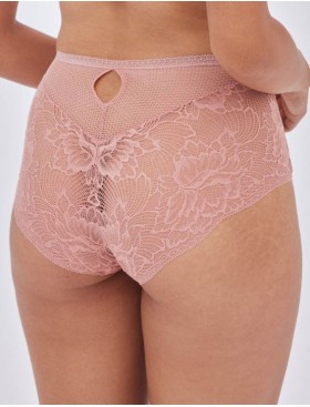 Высокие трусы слипы Alles NUDE ROSE classic, Цвет: пудра, Размеры: L, изображение 2