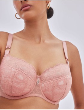 Бюстгальтер полупоролон Alles NUDE ROSE PU, Цвет: пудра, Размеры: 70I, изображение 3