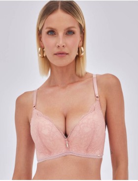 Бескостный бюстгальтер супер пуш-ап Alles NUDE ROSE Super P-UP, Цвет: пудра, Размеры: 80C, изображение 3