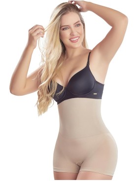 Корректирующие шорты с высокой талией CoCoon 3500 natural, Цвет: бежевый, Размеры: L, изображение 3