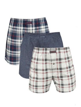 Свободные боксеры 3 шт. Cornette 945 COMFORT темно-синий/графит, Цвет: темно-синий/графит, Размеры: M