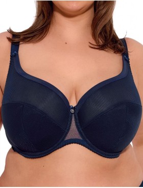Бюстгальтер с поддержкой плюс Gaia 1058 SONIA PU Maxi темно-синий, Цвет: темно-синий, Размеры: 100H