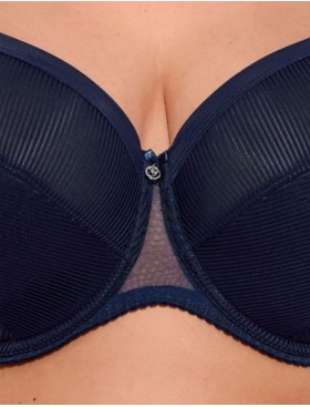 Бюстгальтер с поддержкой плюс Gaia 1058 SONIA PU Maxi темно-синий, Цвет: темно-синий, Размеры: 100H, изображение 3