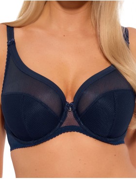Бюстгальтер полумягкий Gaia 1058 SONIA PU темно-синий, Цвет: темно-синий, Размеры: 90C