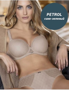 Сине-зеленый комплект Leilieve GAIA M7425 балконет слипы petrol, Цвет: petrol (сине-зеленый, Размеры: 70E