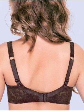 Бюстгальтер с плотной чашкой Leilieve HAUTE COUTURE 7743 chocolate, Цвет: chocolate (коричневы, Размеры: 70E, изображение 2