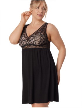 Большая сорочка Mefemi ROBERTA Koszulka BIG черный, Цвет: черный, Размеры: 2XL, изображение 2