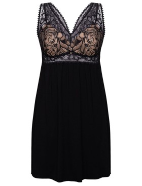 Большая сорочка Mefemi ROBERTA Koszulka BIG черный, Цвет: черный, Размеры: 2XL, изображение 5