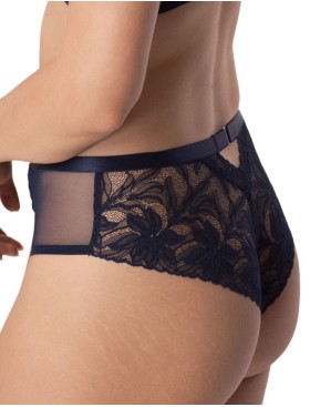 Трусики бразилиана Mefemi SIMONE Brazyliany индиго, Цвет: индиго, Размеры: S, изображение 2
