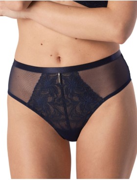 Трусики бразилиана Mefemi SIMONE Brazyliany индиго, Цвет: индиго, Размеры: S