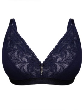 Мягкий бюстгальтер бралетт Mefemi SIMONE M Non индиго, Цвет: индиго, Размеры: M, изображение 8