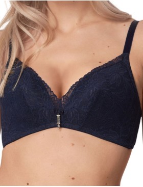 Бюстгальтер пуш-ап без косточек Mefemi SIMONE Super P-UP индиго, Цвет: индиго, Размеры: 80C