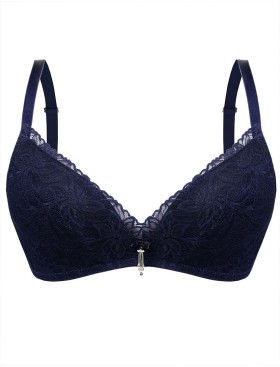 Бюстгальтер пуш-ап без косточек Mefemi SIMONE Super P-UP индиго, Цвет: индиго, Размеры: 80C, изображение 7