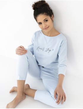 Голубая пижама Sensis BEAUTY SLEEP, Цвет: голубой, Размеры: M, изображение 3