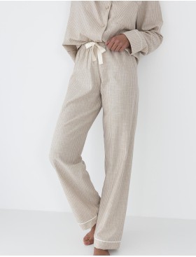 Пижама из хлопка Sensis LUPITA, Цвет: бежевый, Размеры: M, изображение 3