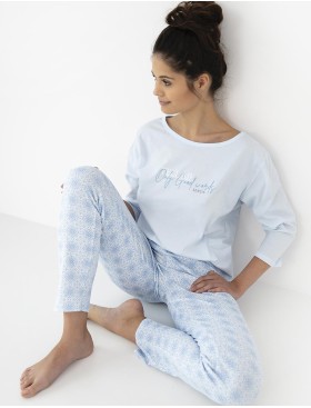 Женская пижама Sensis MARINA, Цвет: голубой, Размеры: M