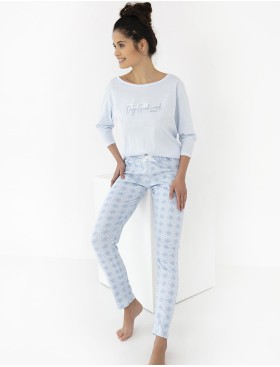 Женская пижама Sensis MARINA, Цвет: голубой, Размеры: M, изображение 2