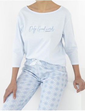 Женская пижама Sensis MARINA, Цвет: голубой, Размеры: M, изображение 3