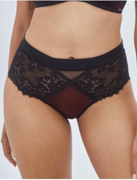 Трусы слипы Alles HEARTBEAT figi, Цвет: черный, Размеры: S