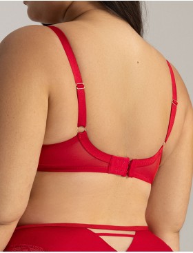 Бюстгальтер полупоролон Ava GRACE 2157 PU barbados, Цвет: красный, Размеры: 70I, изображение 2