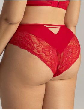 Трусики бразилиана Ava VENUS 1824/1 brazilian barbados, Цвет: красный, Размеры: S, изображение 2