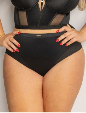 Трусы высокие Kris Line SIMPLE high waist, Цвет: черный, Размеры: M