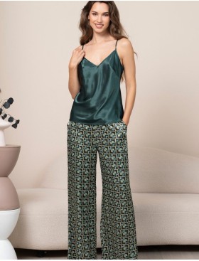 Пижама тройка из шёлка Mia-Amore BERGAMO 4307, Цвет: мультицвет, Размеры: 2XL, изображение 2