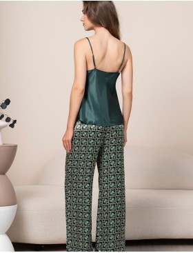 Пижама тройка из шёлка Mia-Amore BERGAMO 4307, Цвет: мультицвет, Размеры: 2XL, изображение 4