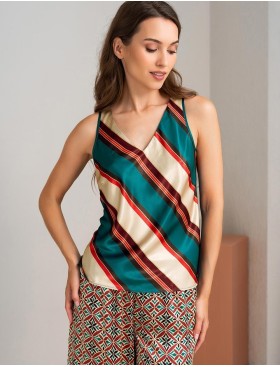 Шёлковый комплект тройка Mia-Amore BRIANNA 4335, Цвет: мультицвет, Размеры: S, изображение 2