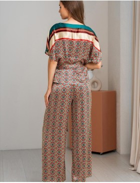 Пижама из шёлка Mia-Amore BRIANNA 4336, Цвет: мультицвет, Размеры: M, изображение 2