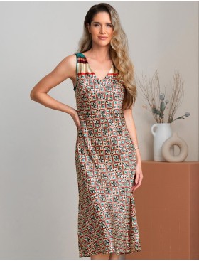 Сорочка шелковая Mia-Amore BRIANNA 4338, Цвет: мультицвет, Размеры: 2XL