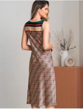 Сорочка шелковая Mia-Amore BRIANNA 4338, Цвет: мультицвет, Размеры: 2XL, изображение 2