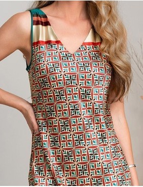 Сорочка шелковая Mia-Amore BRIANNA 4338, Цвет: мультицвет, Размеры: 2XL, изображение 4