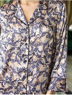 Домашняя рубашка-халат Mia-Amore CAROL 7387, Цвет: мультколор, Размеры: XL, изображение 4