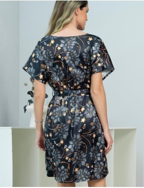 Туника атласаня Mia-Amore ELSA 7491, Цвет: темно-синий, Размеры: 2XL/3XL, изображение 2