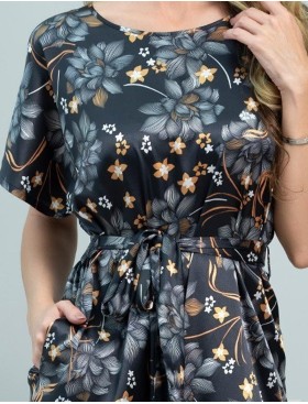 Туника атласаня Mia-Amore ELSA 7491, Цвет: темно-синий, Размеры: 2XL/3XL, изображение 4