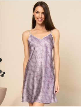 Шёлковая сорочка на бретелях Mia-Amore ESENIA 4350, Цвет: мультицвет, Размеры: 2XL