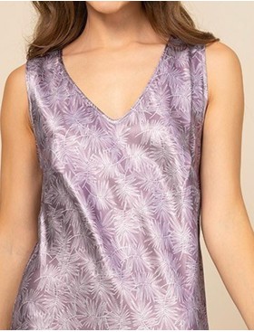 Длинная сорочка из шёлка Mia-Amore ESENIA 4351, Цвет: мультицвет, Размеры: 4XL, изображение 4