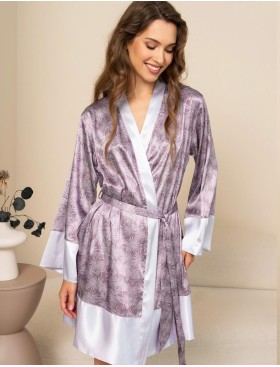Халат-кимоно из натурального шёлка Mia-Amore ESENIA 4353, Цвет: мультицвет, Размеры: L/XL, изображение 3