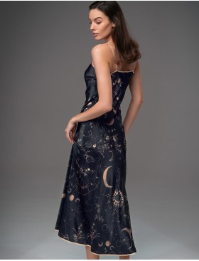 Длинная ночная сорочка Mia-Amore GALATEYA 4464, Цвет: черный, Размеры: 3XL, изображение 2