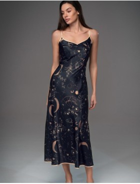 Длинная ночная сорочка Mia-Amore GALATEYA 4464, Цвет: черный, Размеры: 3XL, изображение 3